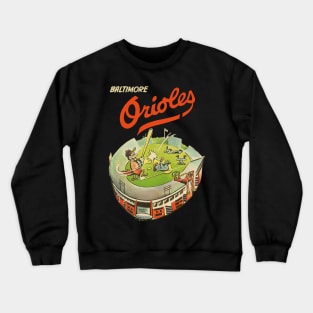 Baltimore Orioles  Baseball Crewneck Sweatshirt